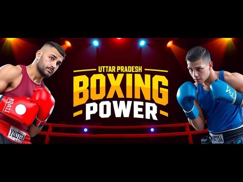 Uttar Pradesh Boxing Power Game Banner
